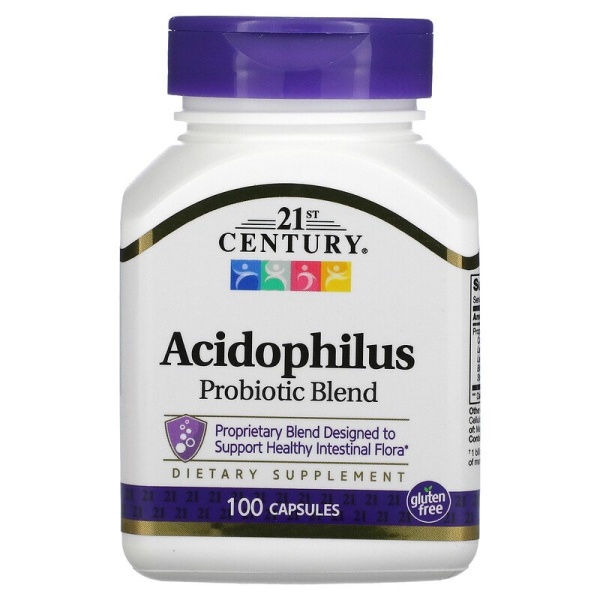 21st Century, Смесь пробиотиков Acidophilus (100 шт)
