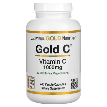102California Gold Nutrition, Gold C, витамин C 1000