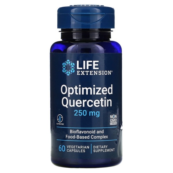 Life Extension, оптимизированный кверцитин, 250 мг (60 шт)